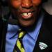 Eastern Michigan University head football coach Ron English smiles during an interview at MAC Media Day at Ford Field in Detroit on Tuesday Melanie Maxwell | AnnArbor.com
